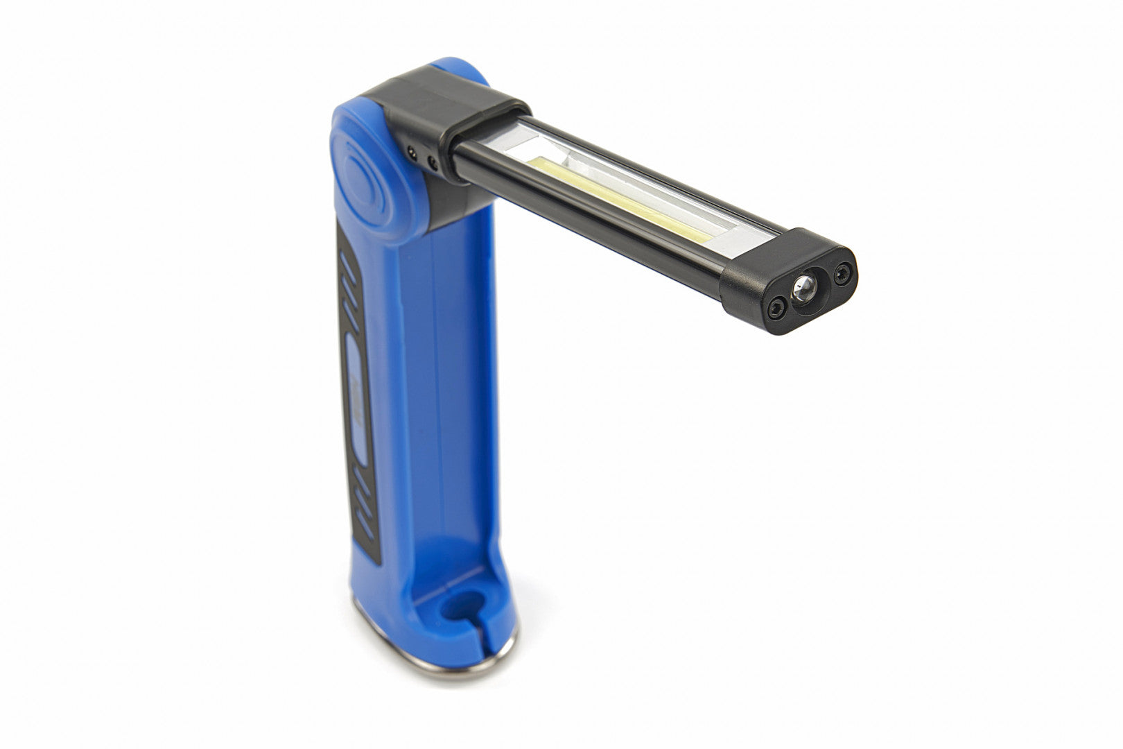 LED pracovná dielenská lampa, skladacia, nabíjateľná, s magnetom a háčikom, 300lm, HBM