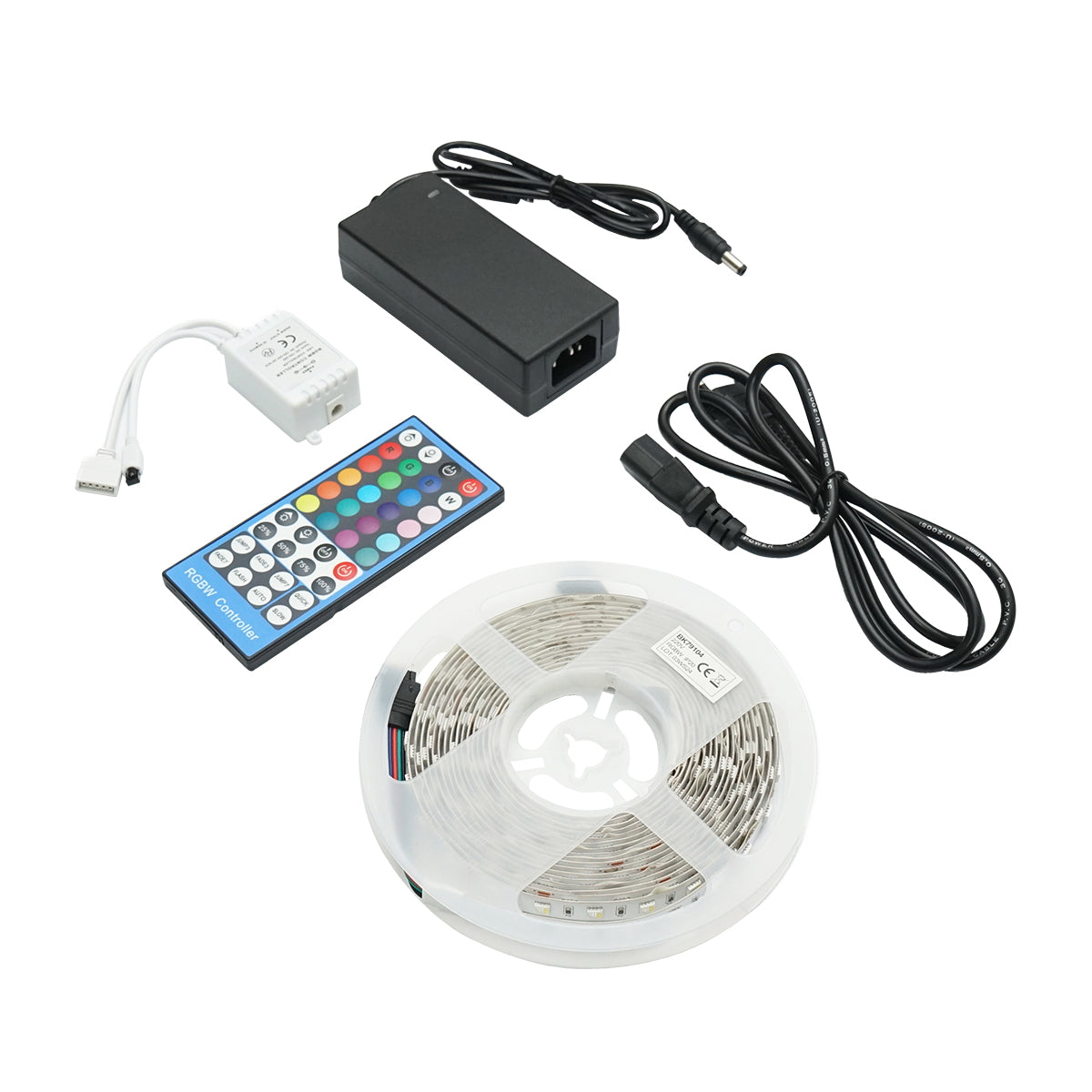 LED pásik 5050 12W/m, RGBW, 12-220V, rolka 5m, 60 LED/m, IP20 Breckner Germany
