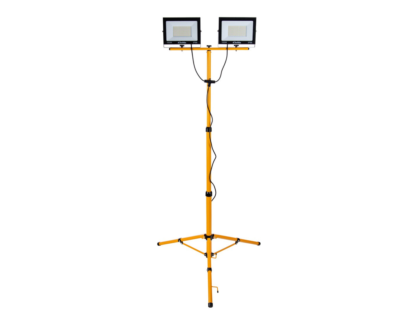 LED reflektor 2 × 100W, 6500K, s nastaviteľným statívom