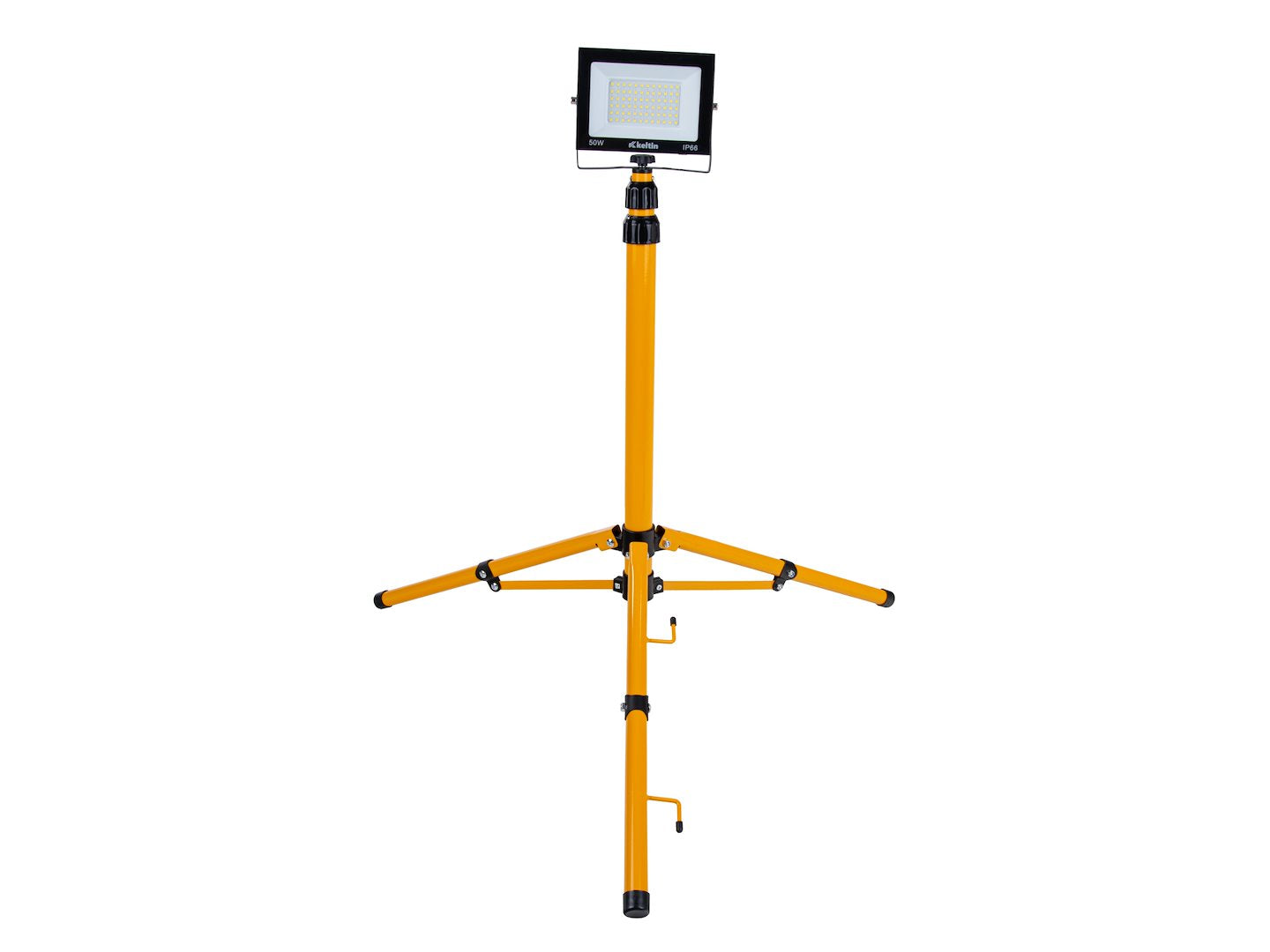LED reflektor 50W, s nastaviteľným statívom 60 - 160cm, neutrálna biela 4500K, 4500lm, Geko