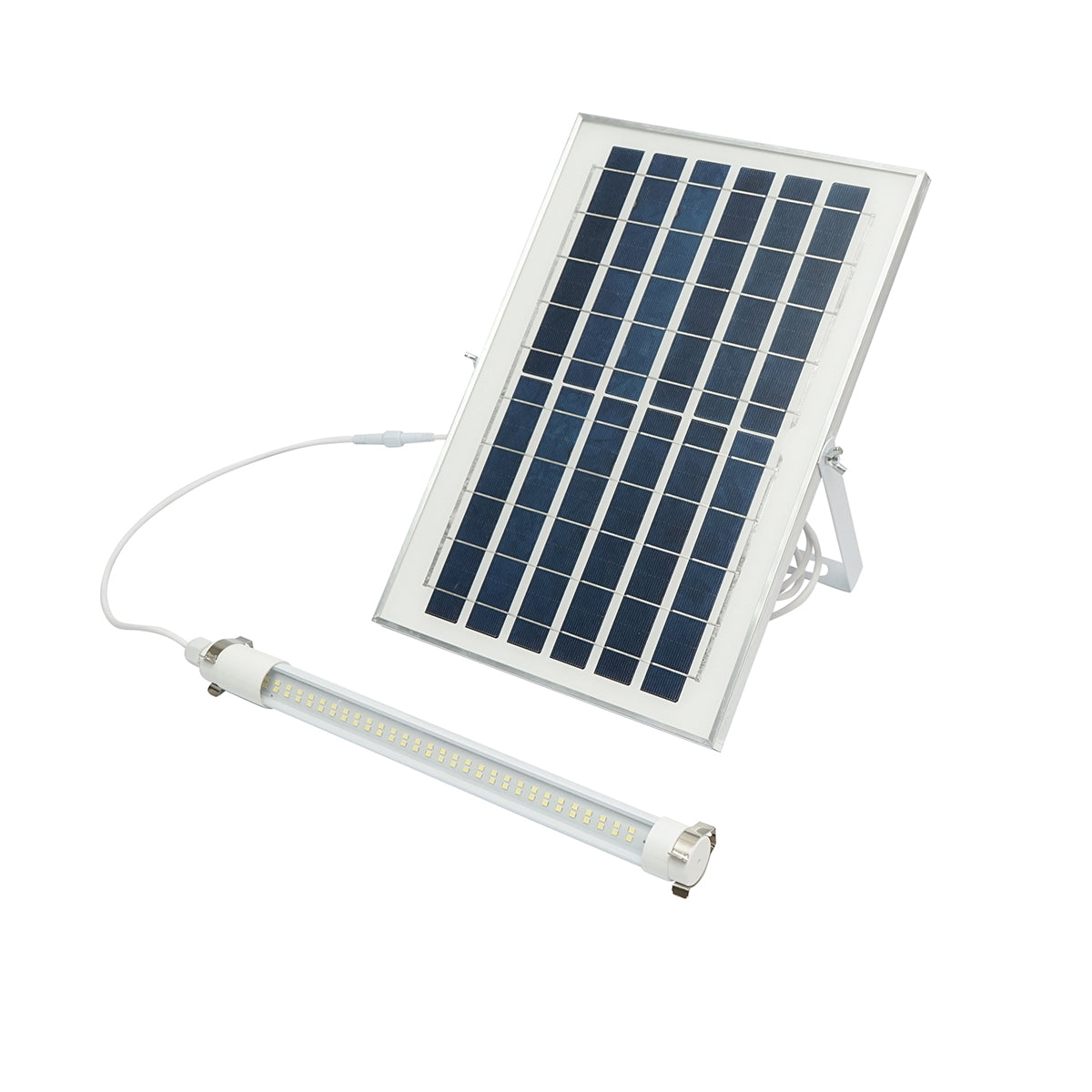 LED reflektor 80W so solárnym panelom 10W, batériou 6000 mAh a káblom 5m IP65 Breckner Germany