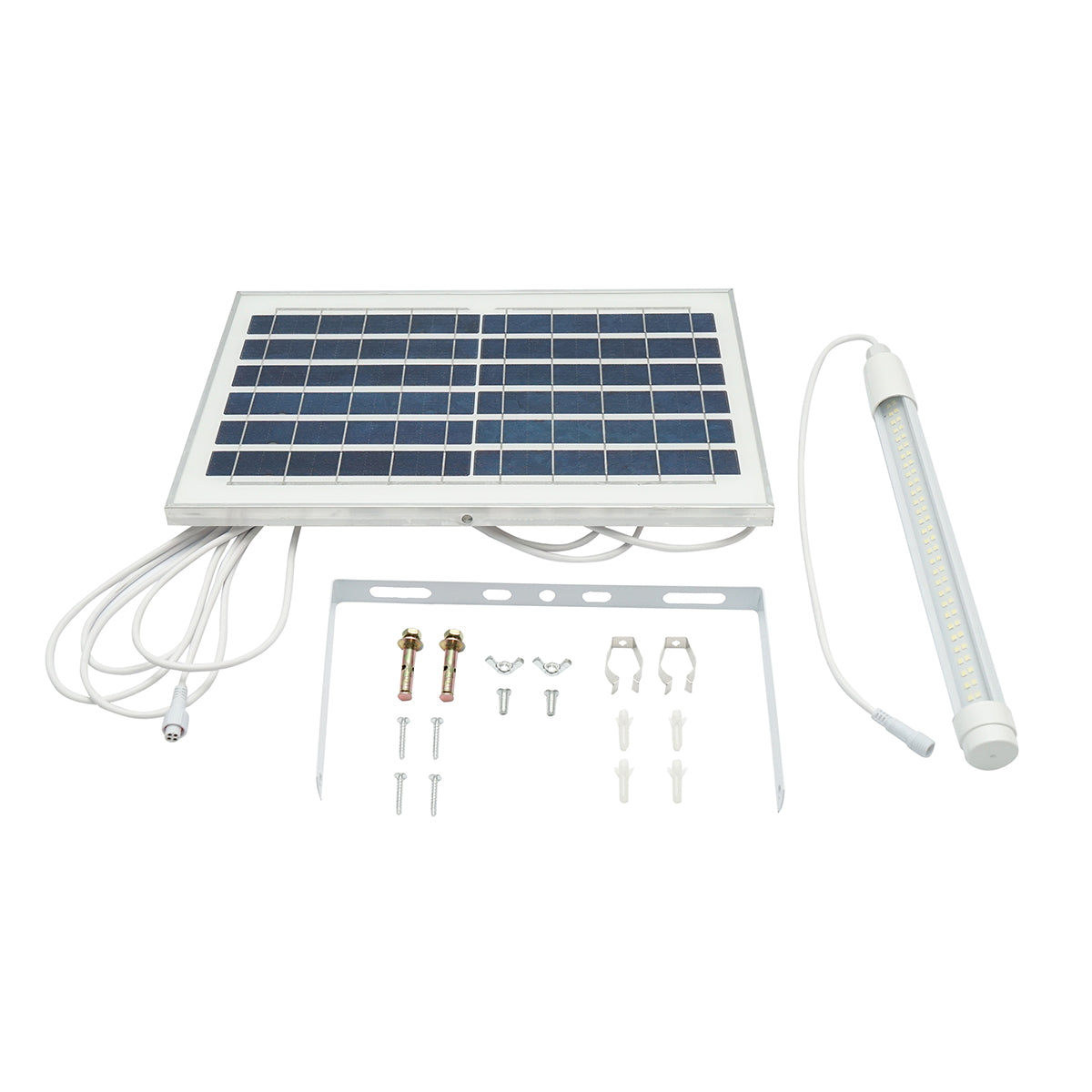 LED reflektor 80W so solárnym panelom 10W, batériou 6000 mAh a káblom 5m IP65 Breckner Germany