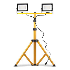 LED SMD reflektor 2 x 50W so statívom trojnožkou, 4500K