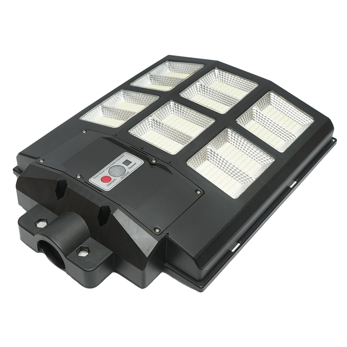 LED solárna lampa - pouličné osvetlenie 600W, 6500K, IP65 so solárnym panelom, pohybovým senzorom, diaľkovým ovládaním Breckner Germany