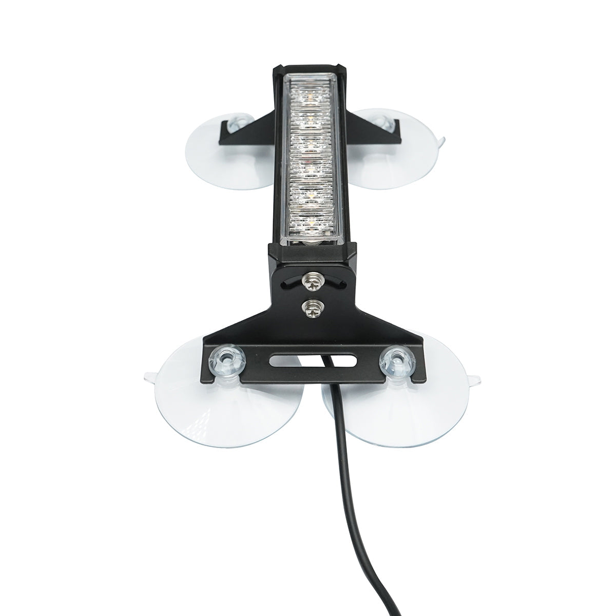 LED stroboskop - svetelná LED rampa, 6 LED, sada 4ks, žlté svetlo, 12V, Breckner Germany