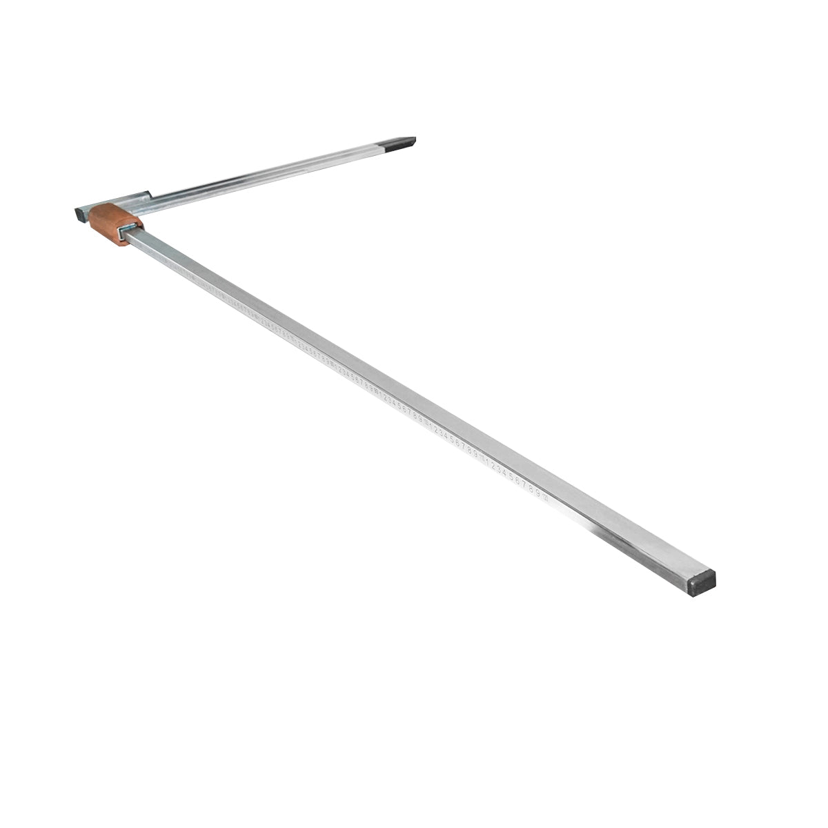 Lesnícka priemerka 1200mm kovová s drevenou rukoväťou