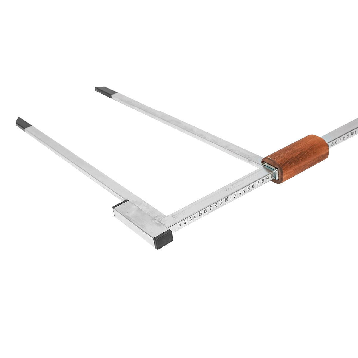 Lesnícka priemerka 1200mm kovová s drevenou rukoväťou