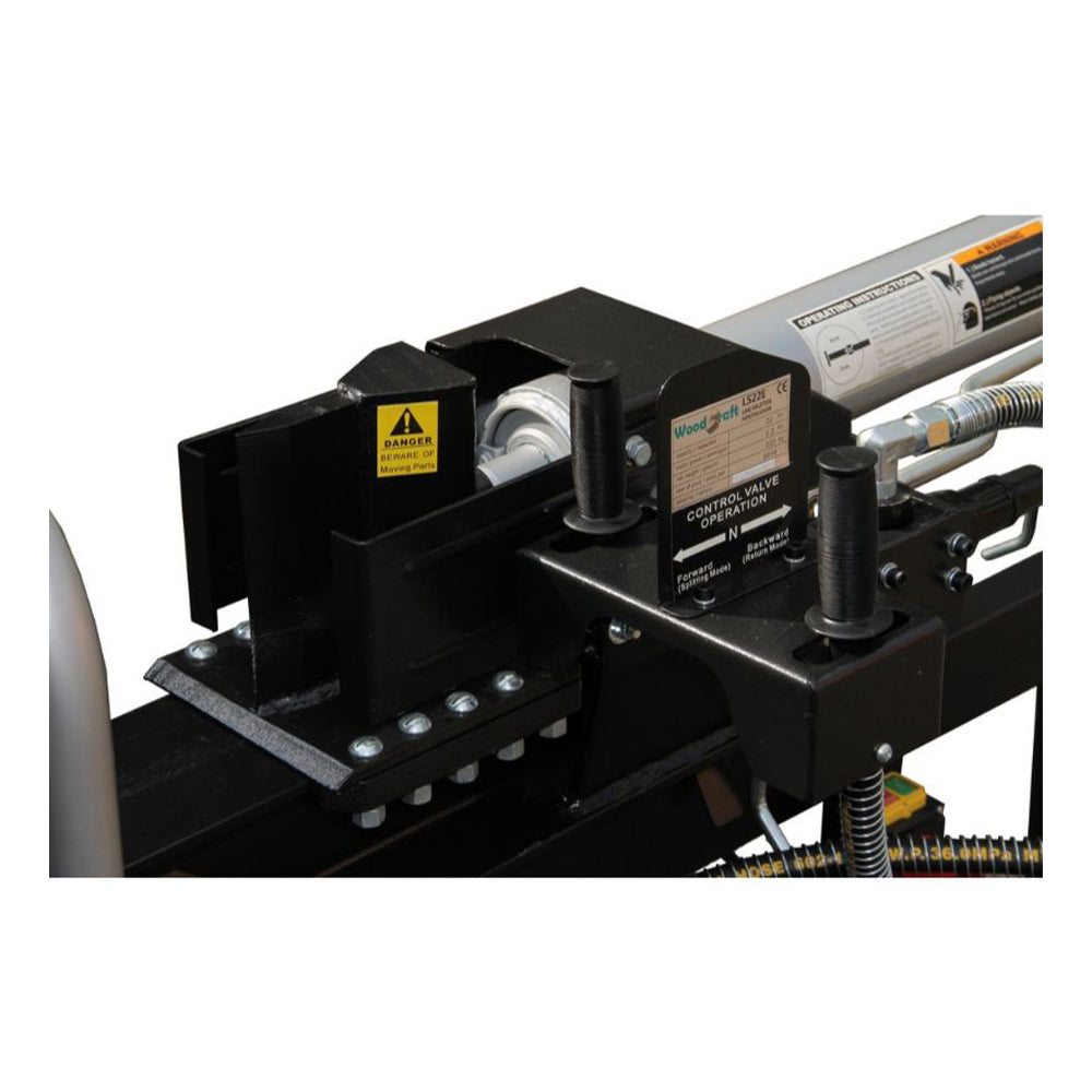 Elektrická horizontálna štiepačka dreva 22t