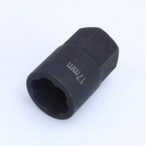 Nadstavec - nástrčná hlavica na poškodené skrutky a matice 17mm