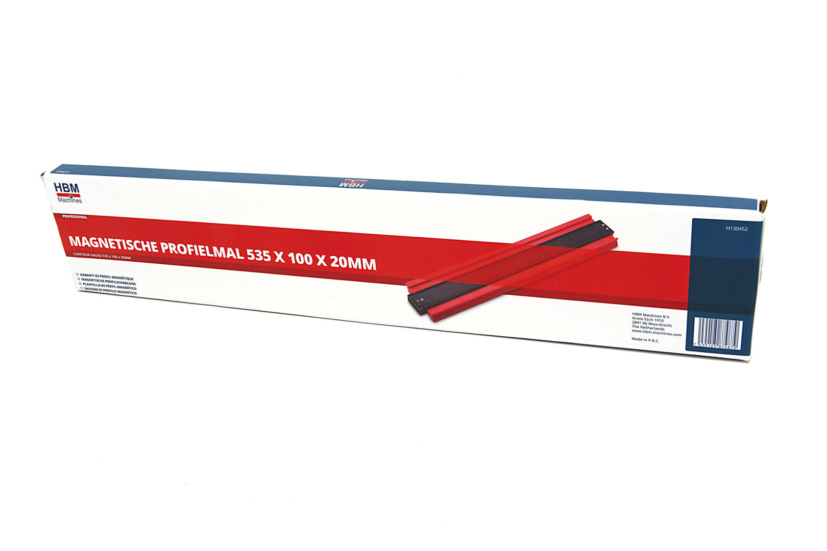Magnetická šablóna na profily profesionálna 535 x 100 x 20mm