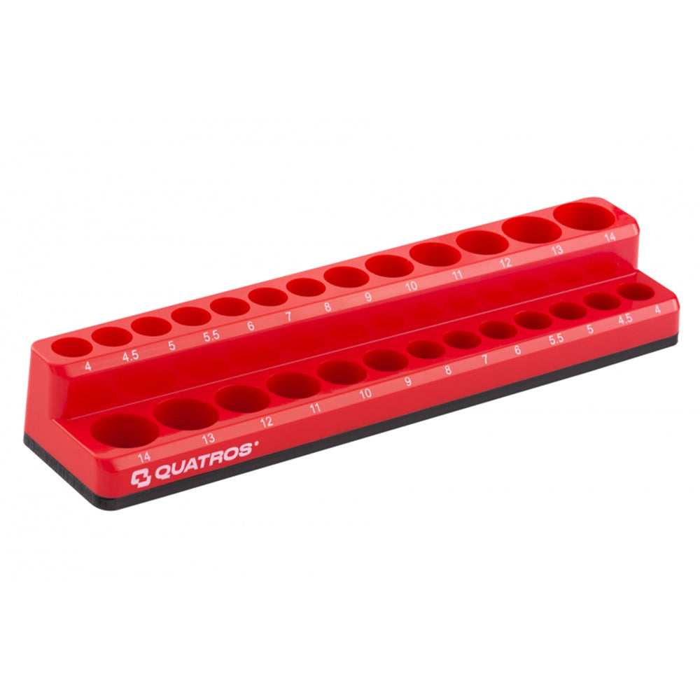 Magnetický držiak na nástrčné hlavice - kľúče 1/4'', metrický