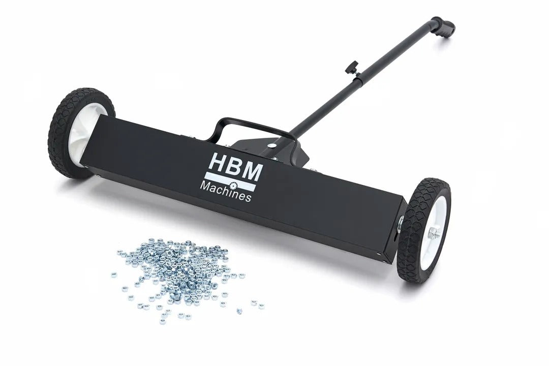 Magnetická metla s kolesami HBM
