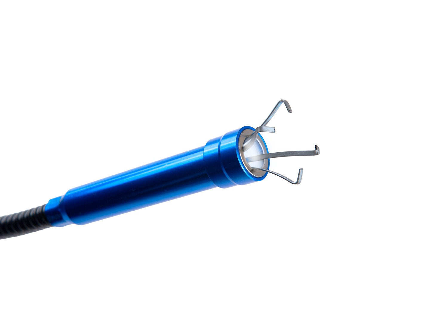 Magnetický vyťahovač - uchopovač s drapákom a LED svetlom, flexibilný, 60cm