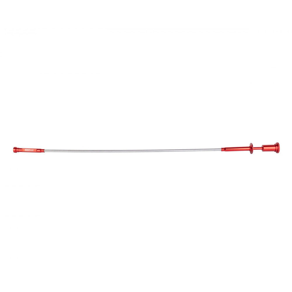 Magnetický vyťahovač - uchopovač s drapákom a LED svetlom, flexibilný 615mm Kroftools