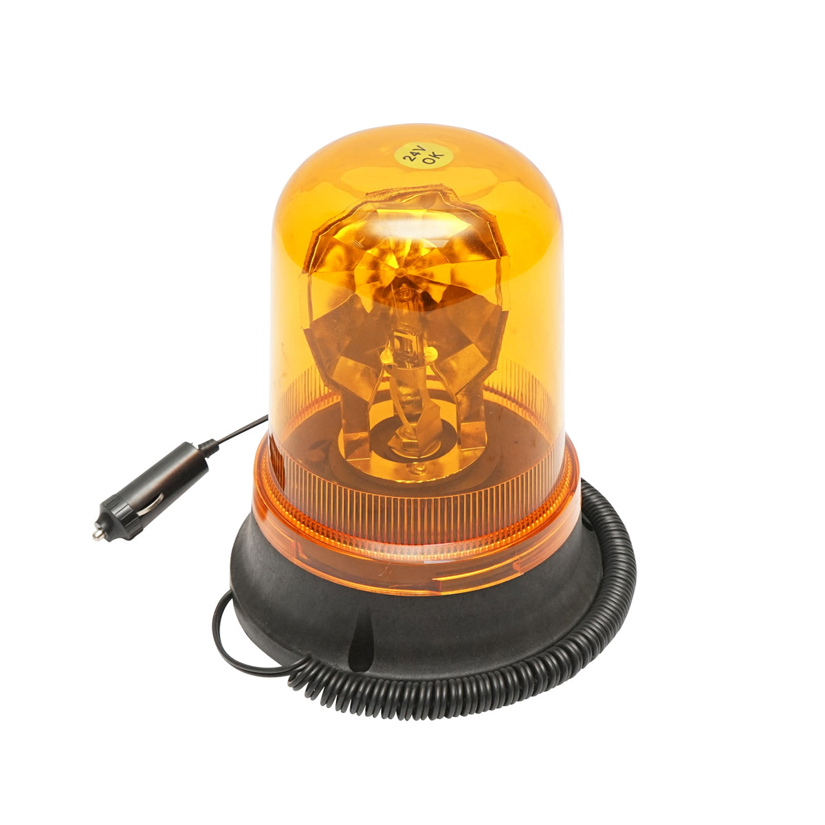 Maják s halogénovou žiarovkou H1 24V s magnetom