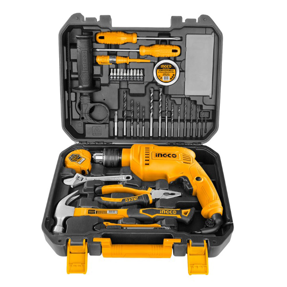 Súprava náradia 115 kusov s vŕtačkou 680 w ingco