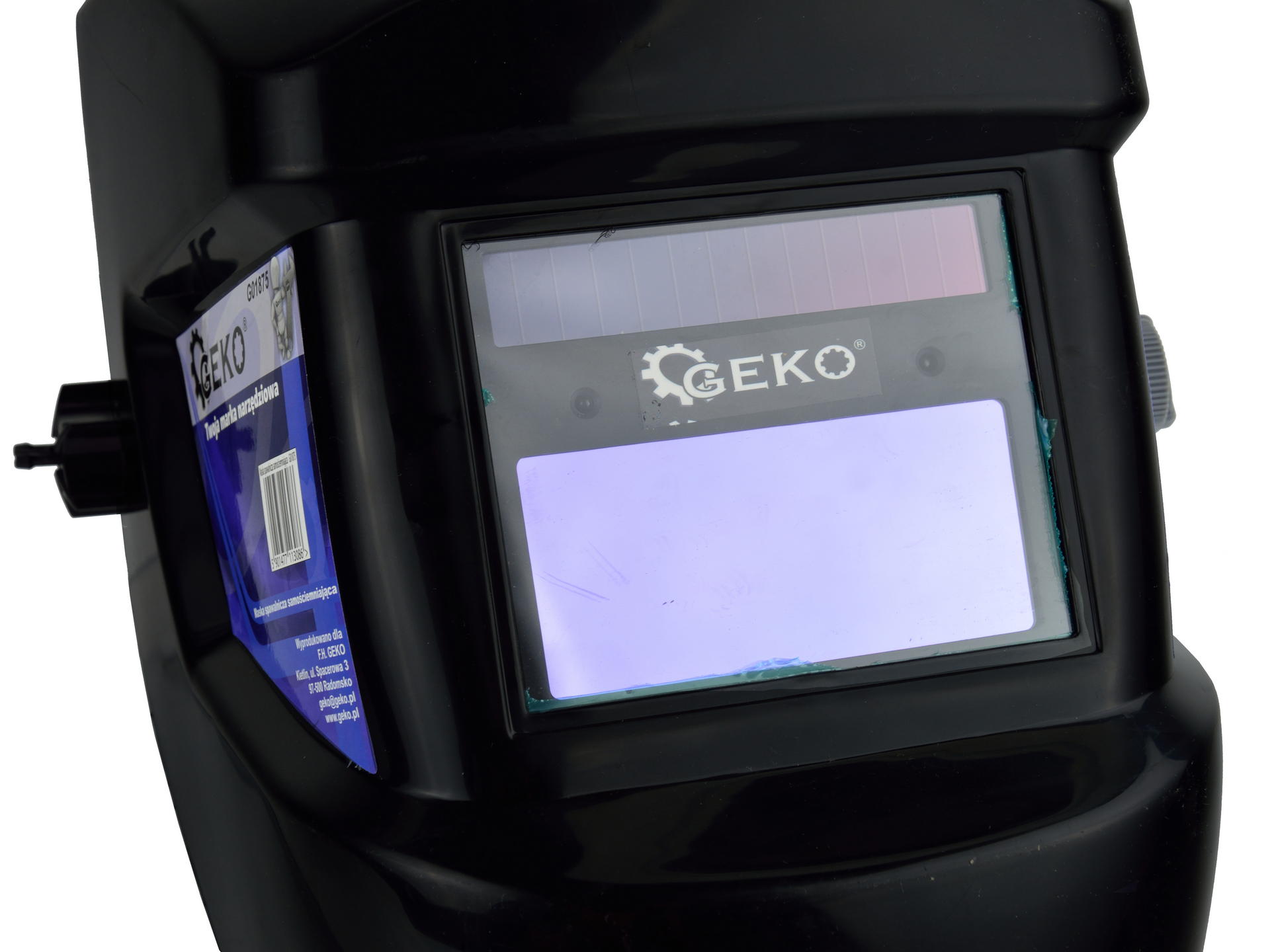 Zváracia maska s automatickým stmievacím filtrom Geko