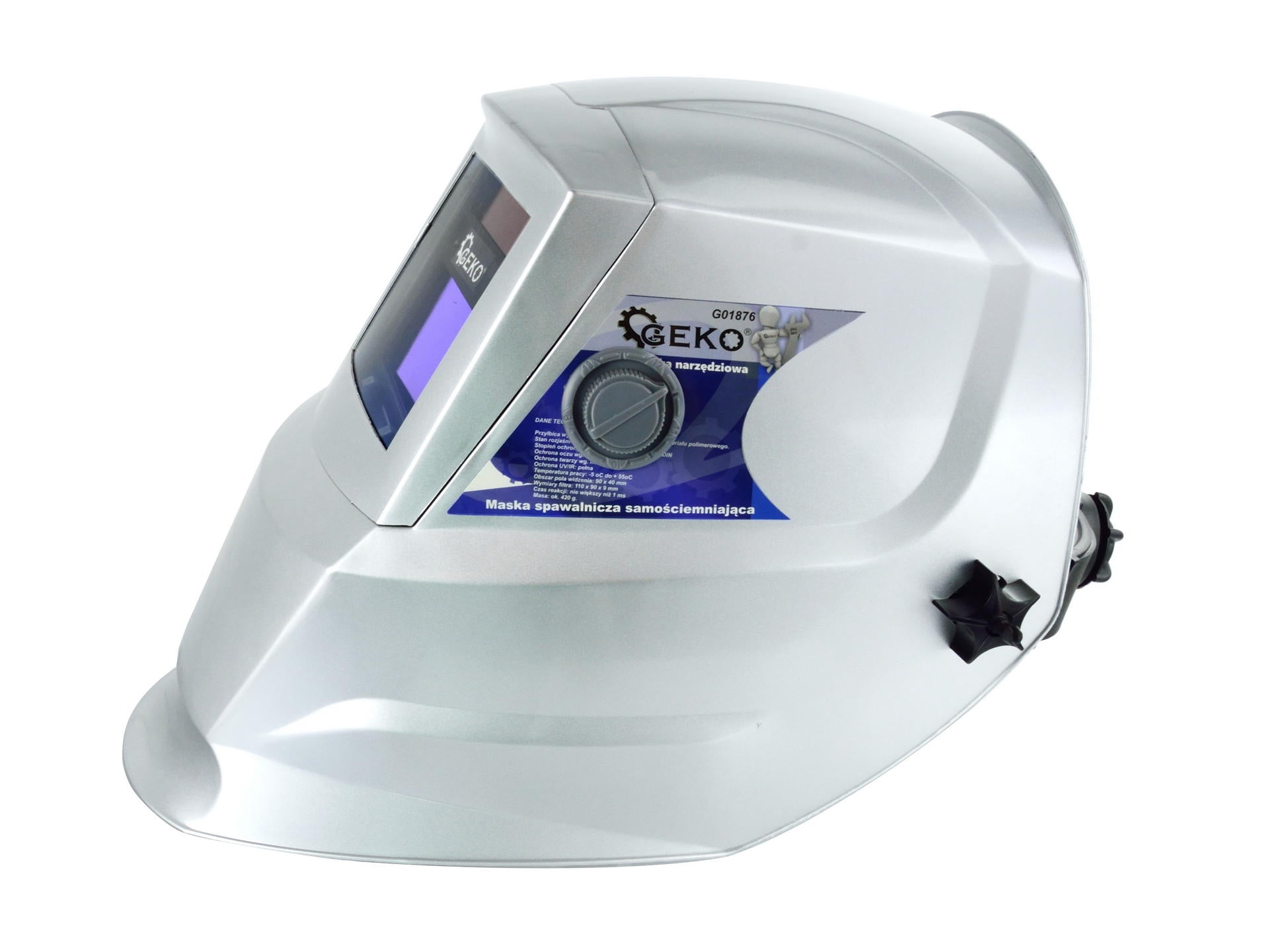 Zváracia maska s automatickým stmievacím filtrom Profi-Grey Geko