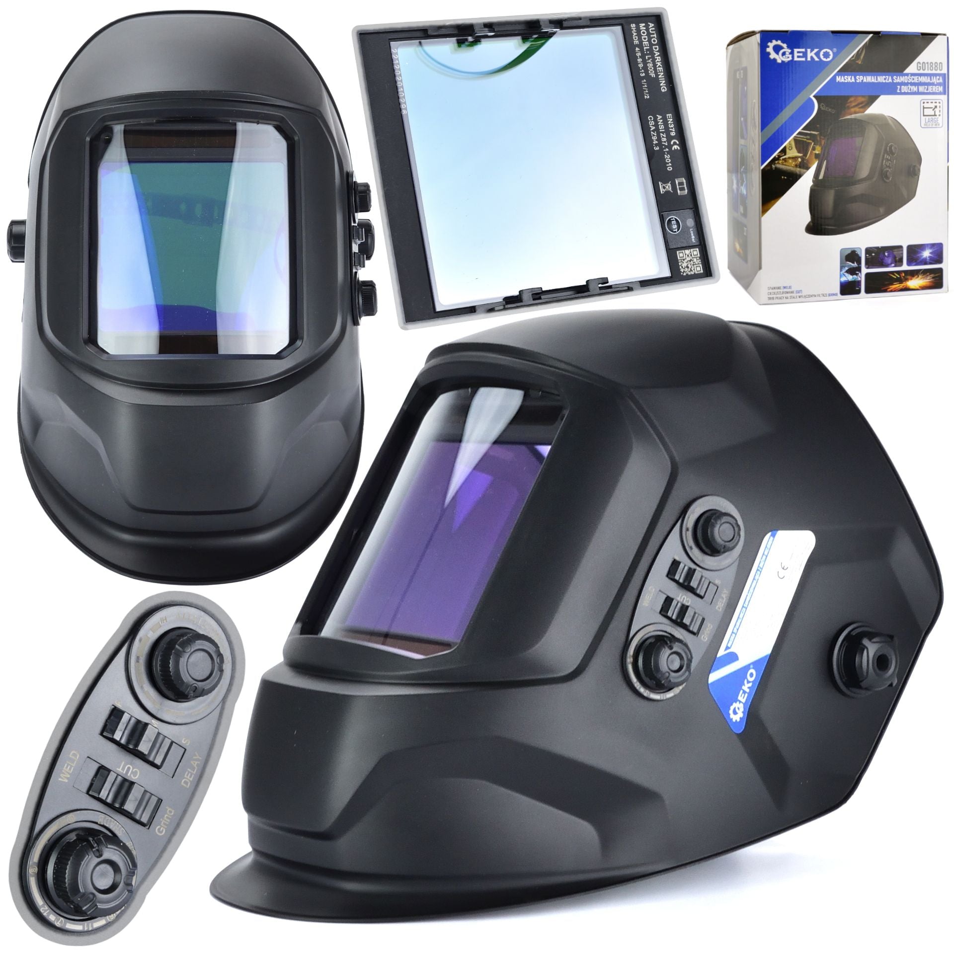 Automatická samostmievacia zváracia kukla - zváračská maska Geko