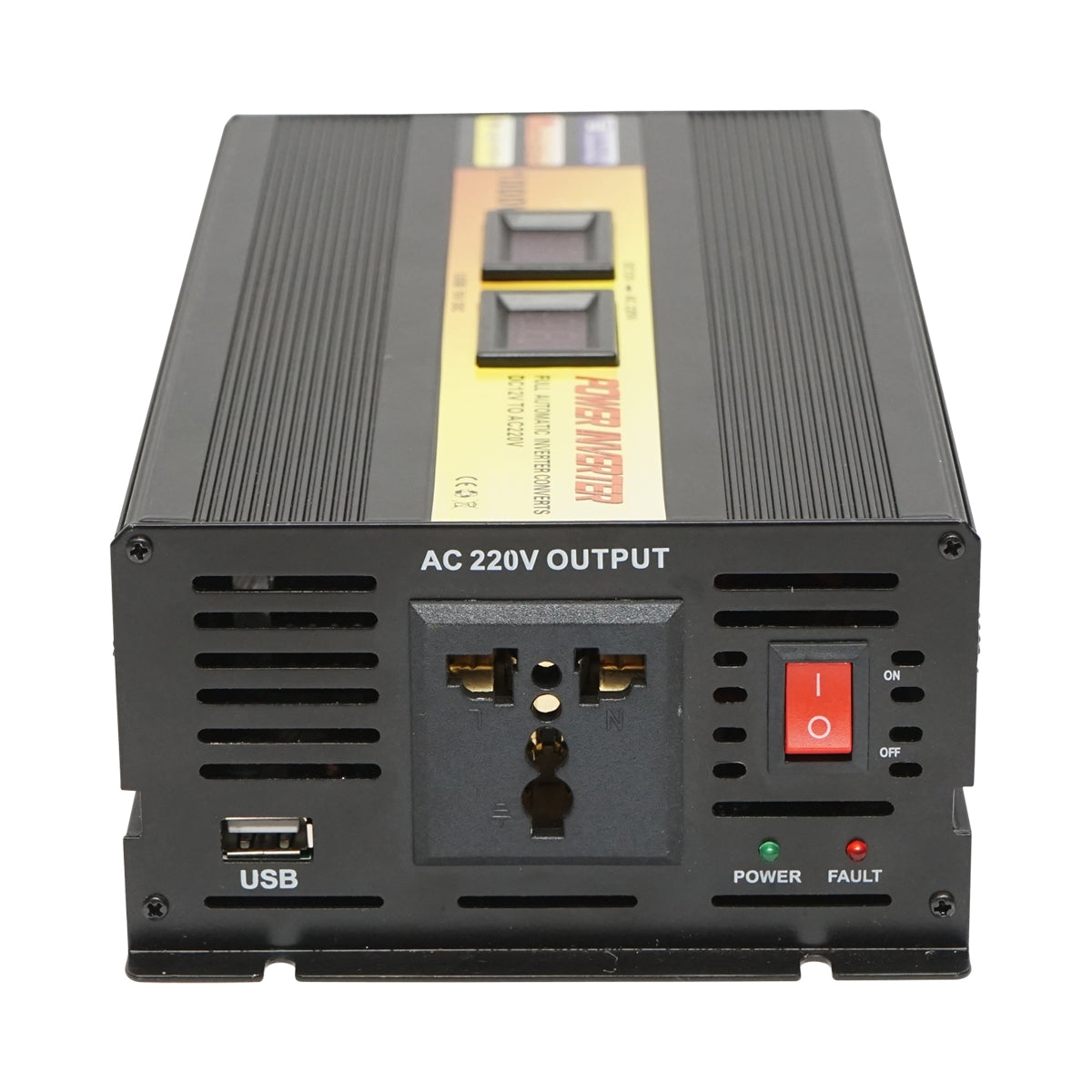 Menič napätia 12V-220V 1000W LCD s USB Breckner Germany
