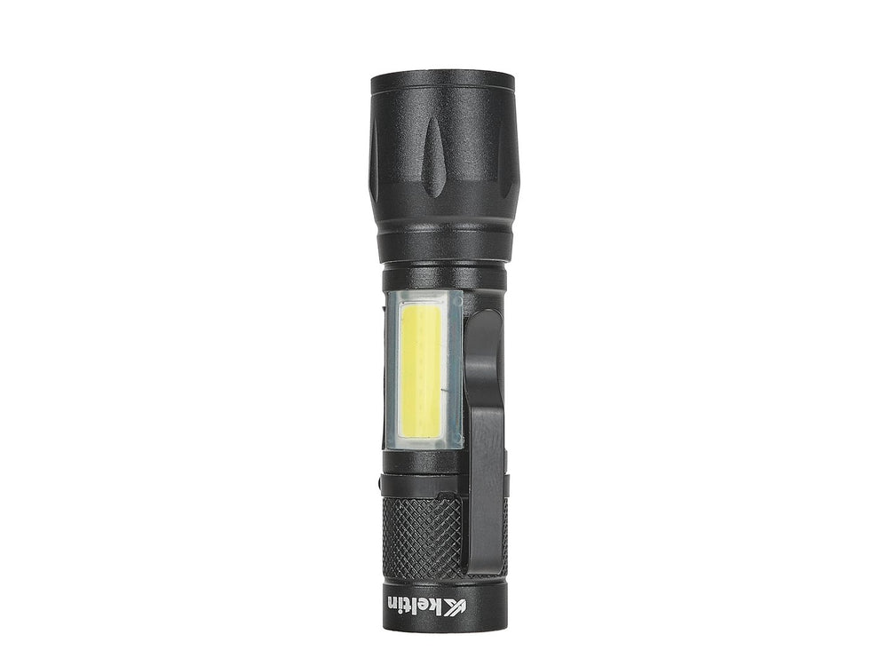 Mini vrecková LED COB baterka - lampa, 10W, 500mAh, 500lm