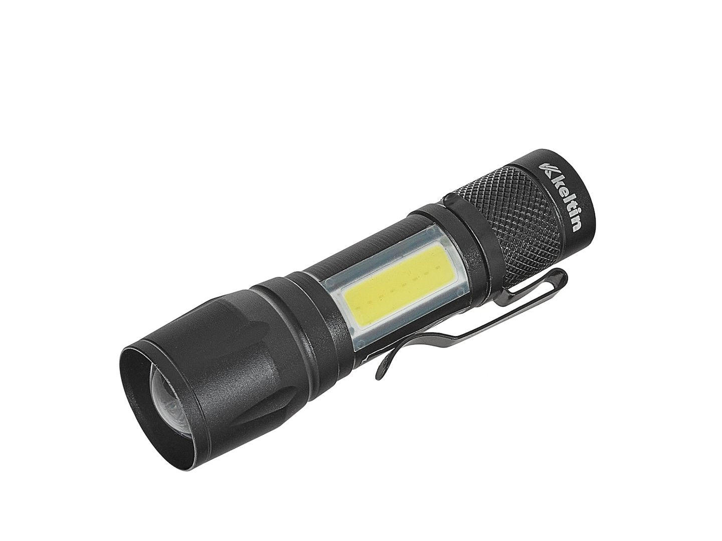 Mini vrecková LED COB baterka - lampa, 10W, 500mAh, 500lm