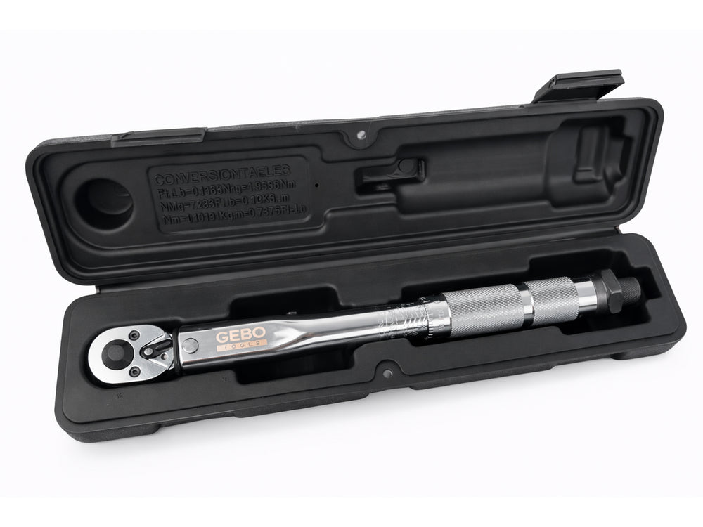 Momentový kľúč 1/4'', 5 - 25Nm, Gebo Tools