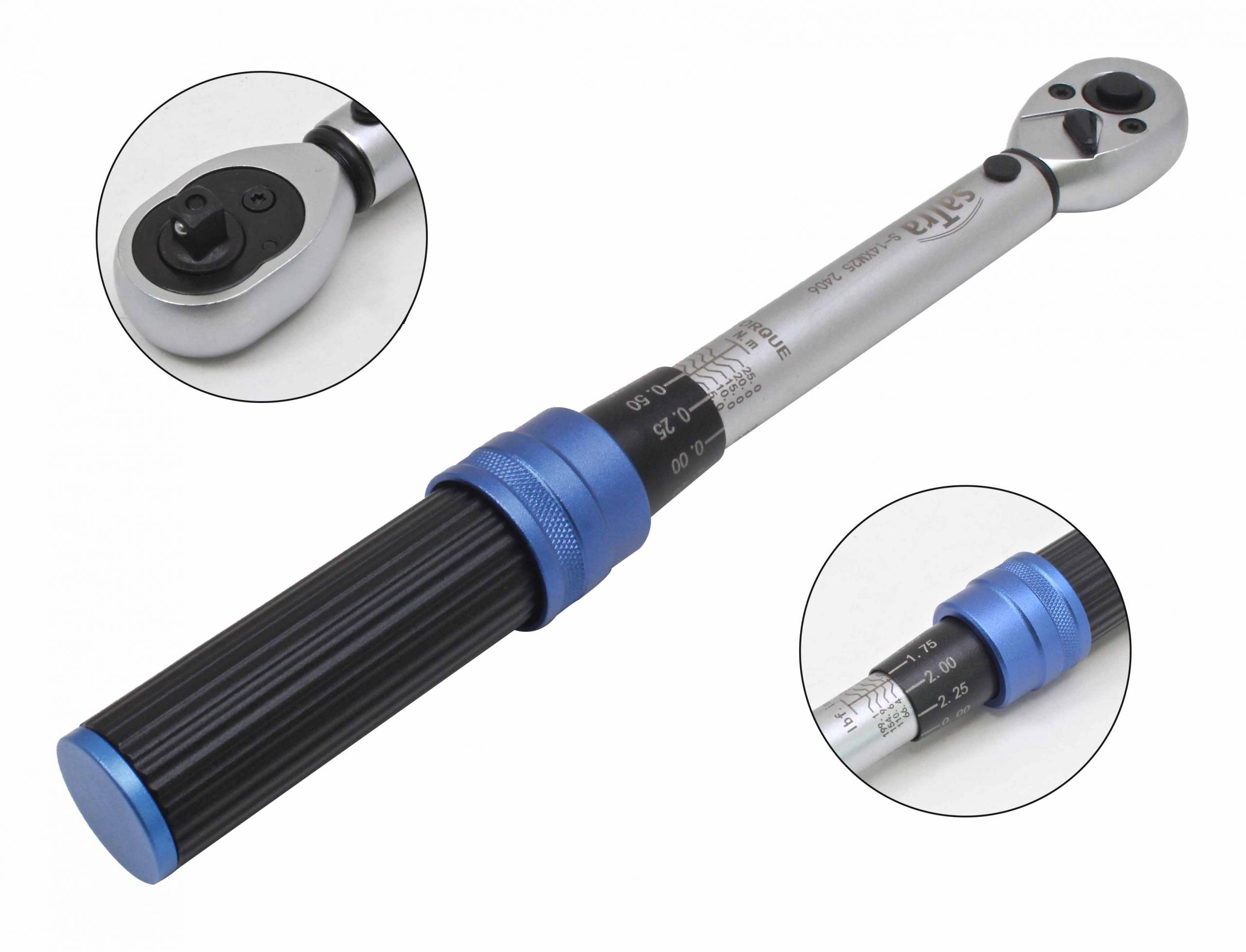 Momentový kľúč 5 - 25Nm 1/4'' Satra