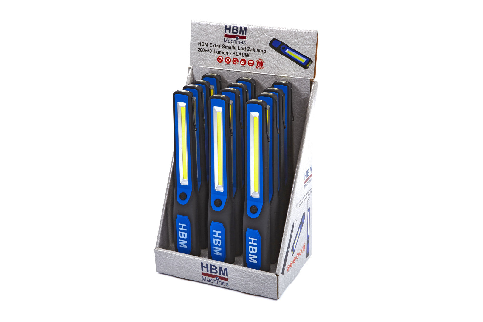 Montážna - dielenská pracovná lampa LED COB 250lm