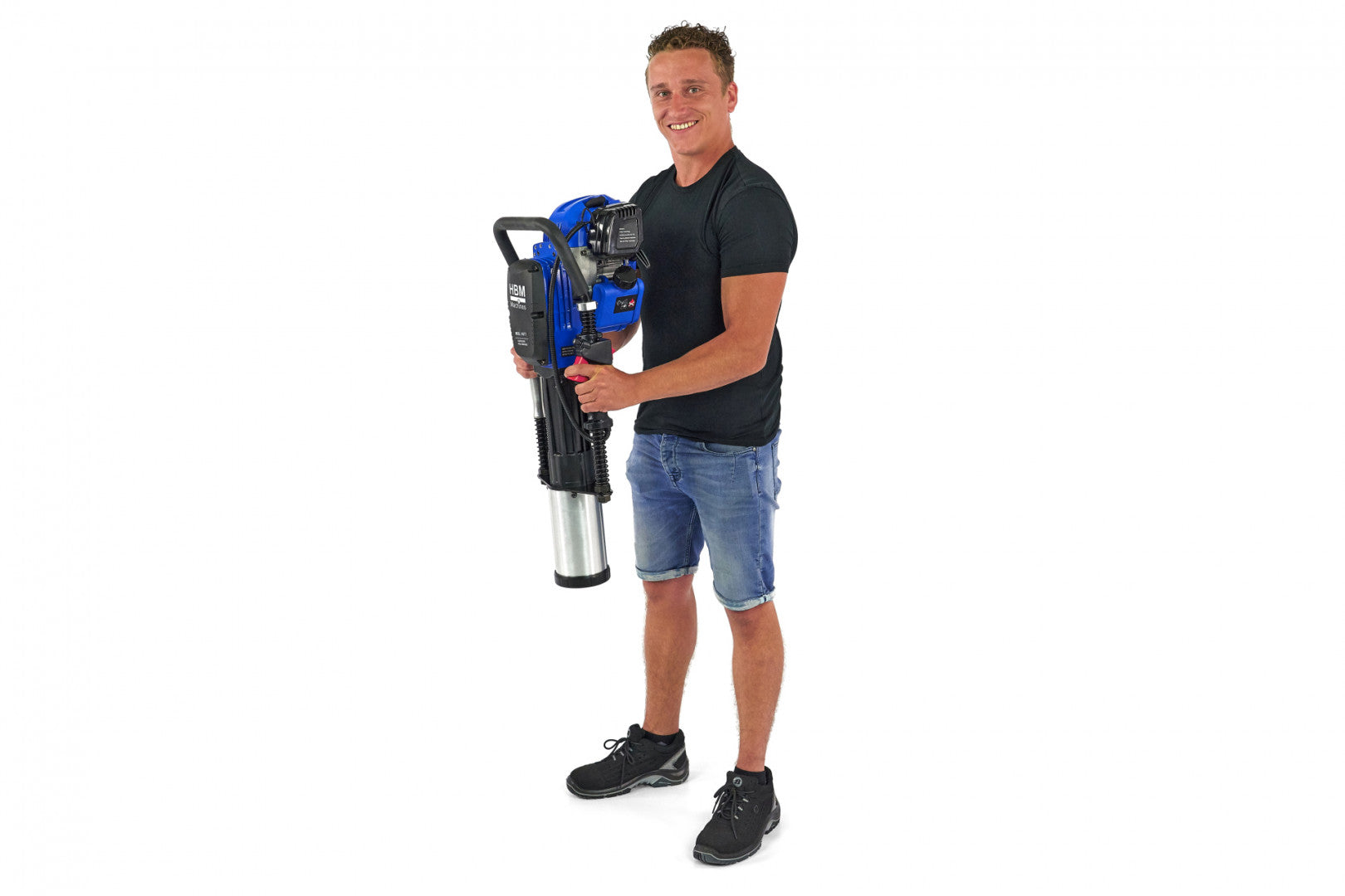 Motorové benzínové baranidlo na zatĺkanie stĺpikov, 52cm3, 2hp HBM