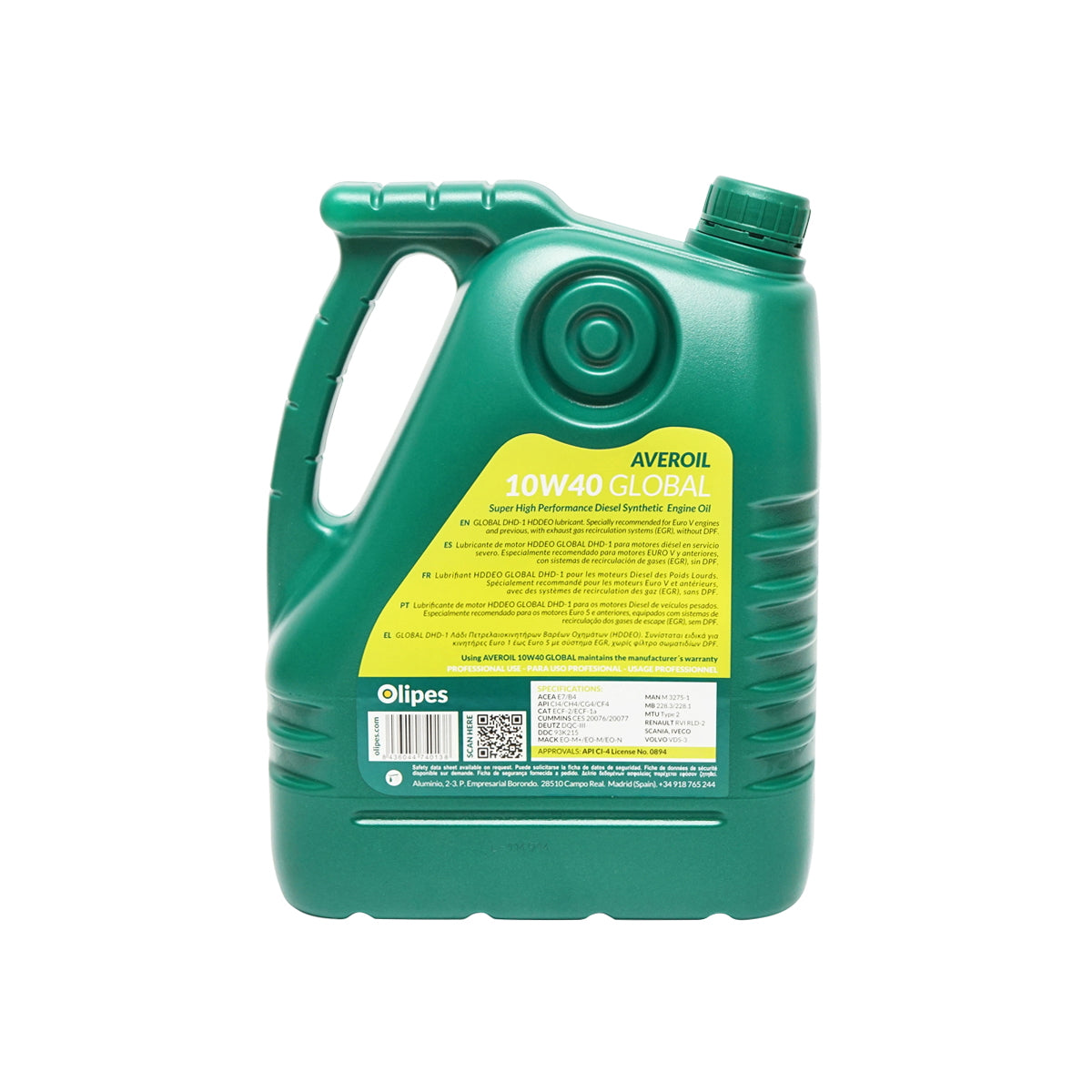 Motorový olej Olipes Averoil 10W-40 Global 5l