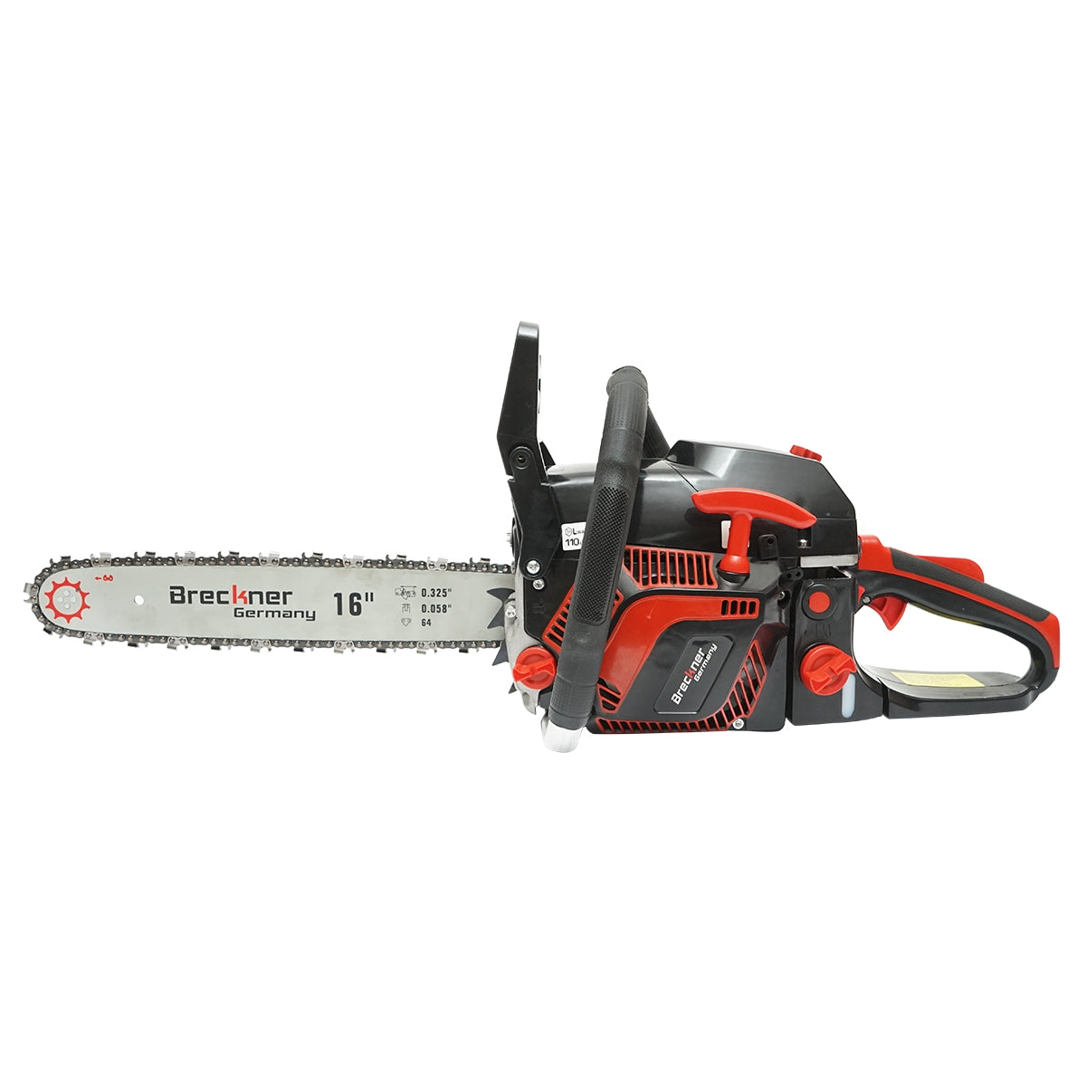 Motorová reťazová píla, benzínová, 2,2kW, 8500rpm, 52cm3, s lištou 16/18'' Breckner Germany