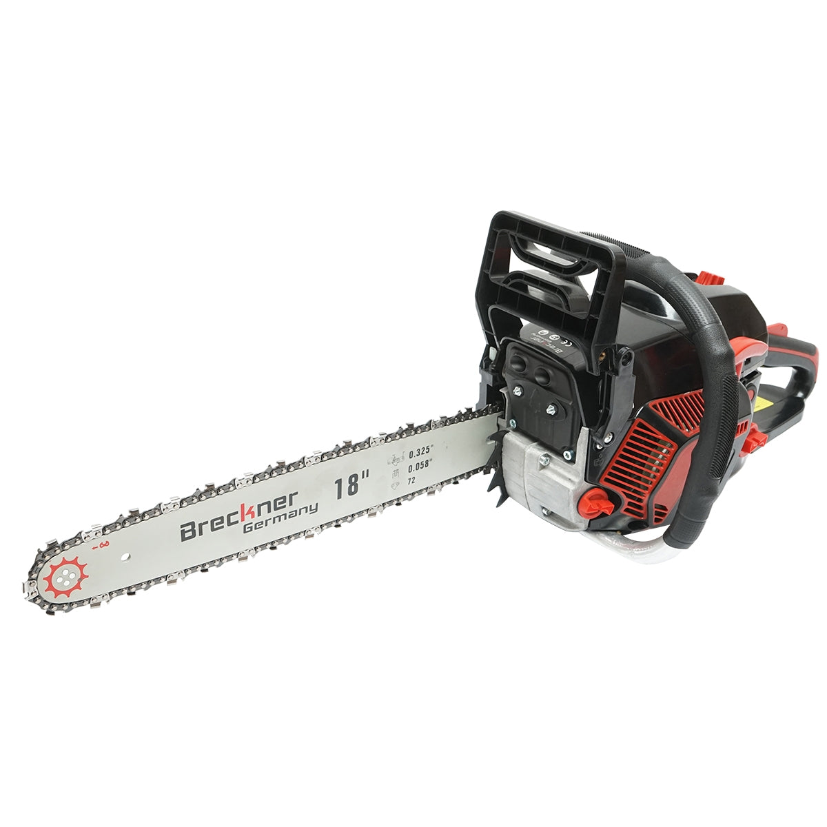 Motorová reťazová píla, benzínová, 2,4kW, 8500rpm, 58cm3, s lištou 18/20'' Breckner Germany