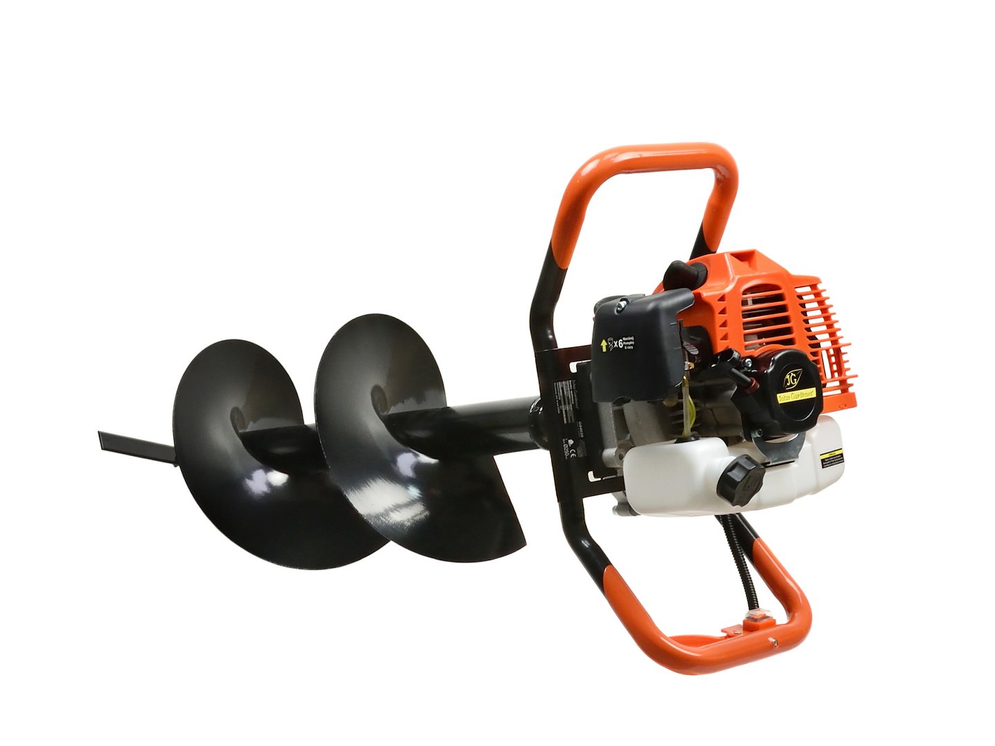 Motorový zemný vrták, s 3 vrtákmi, 62cm3, 1,4kW Geko