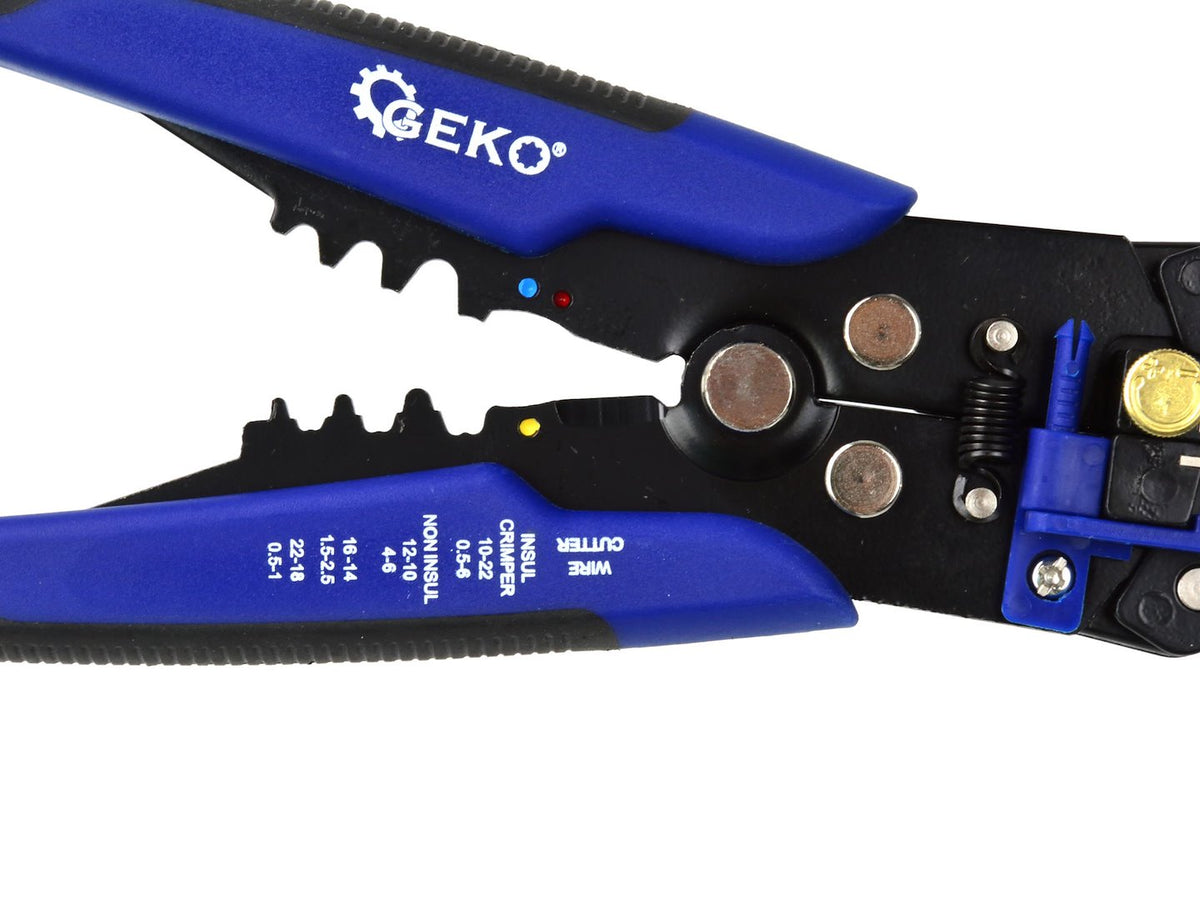 Multifunkčné automatické kliešte na odizolovanie a krimpovanie káblov 0,2 - 6mm2 Geko