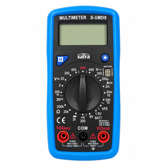 Digitálny multimeter Satra AC 200-750V DC 200mV - 200mA 200 μa - 200mA