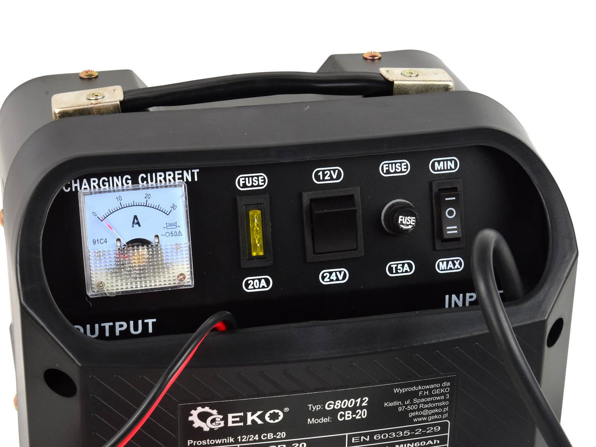 Nabíjačka autobatérií 12/24V CB-20, 12 - 18A pre autobatérie 60 - 240Ah, Geko