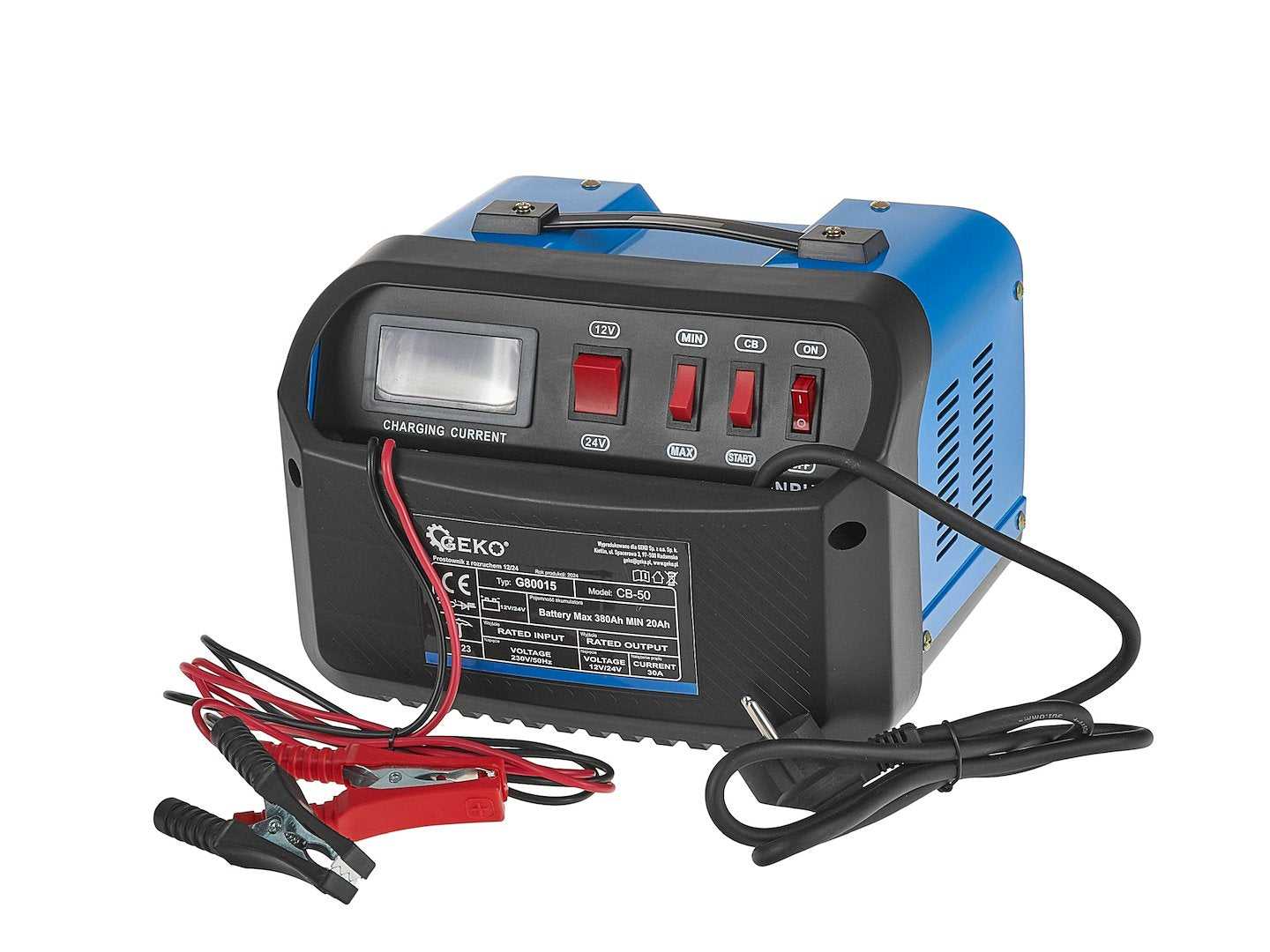 Nabíjačka autobatérií so štartérom CB50 12V /24V, 30A, pre batérie 20 - 380Ah