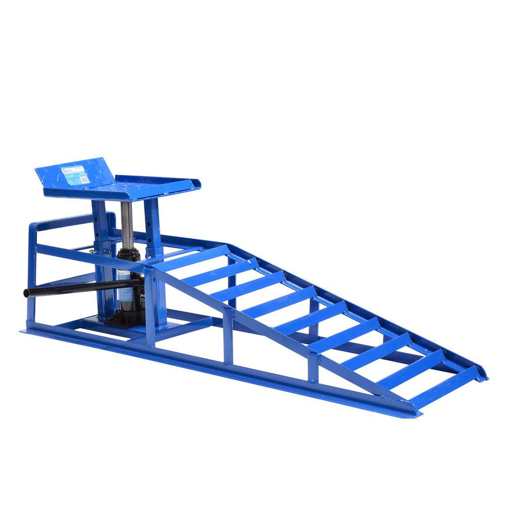 Nájazdová rampa, s hydraulickým zdvihom, 2t, Geko