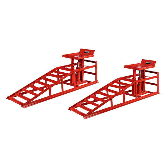 Nájazdové rampy s hydraulickým zdvihom, sada 2ks, 2t, Invento