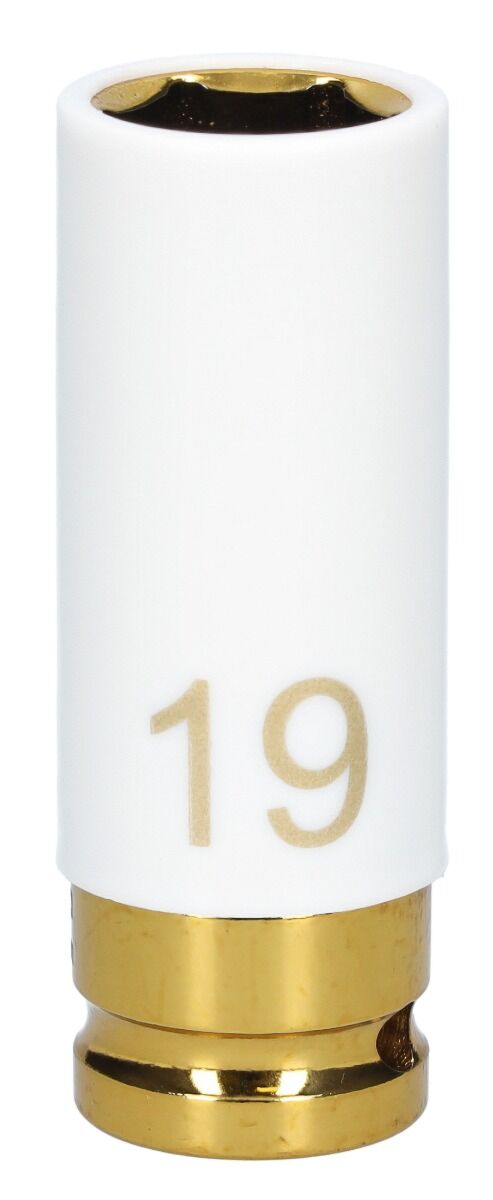 Nástrčná hlavica - kľúč s ochrannou manžetou pre zliatinové disky 19mm 1/2'' Invento
