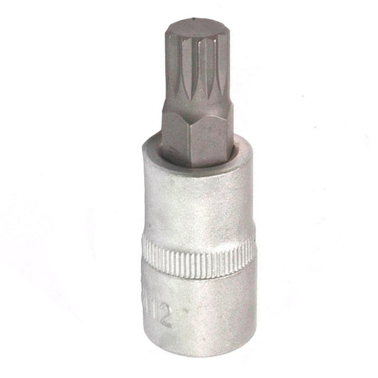 Nástrčná hlavica s bitom - kľúč 1/2'' Spline XZN M12, krátka