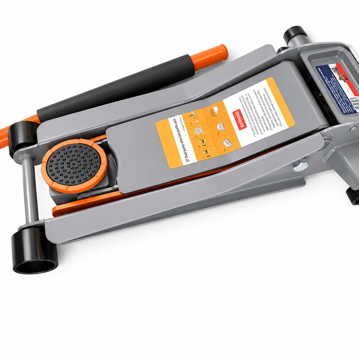 Nízkoprofilový hydraulický pojazdný zdvihák 3t, dvojpiestový Gebo Tools