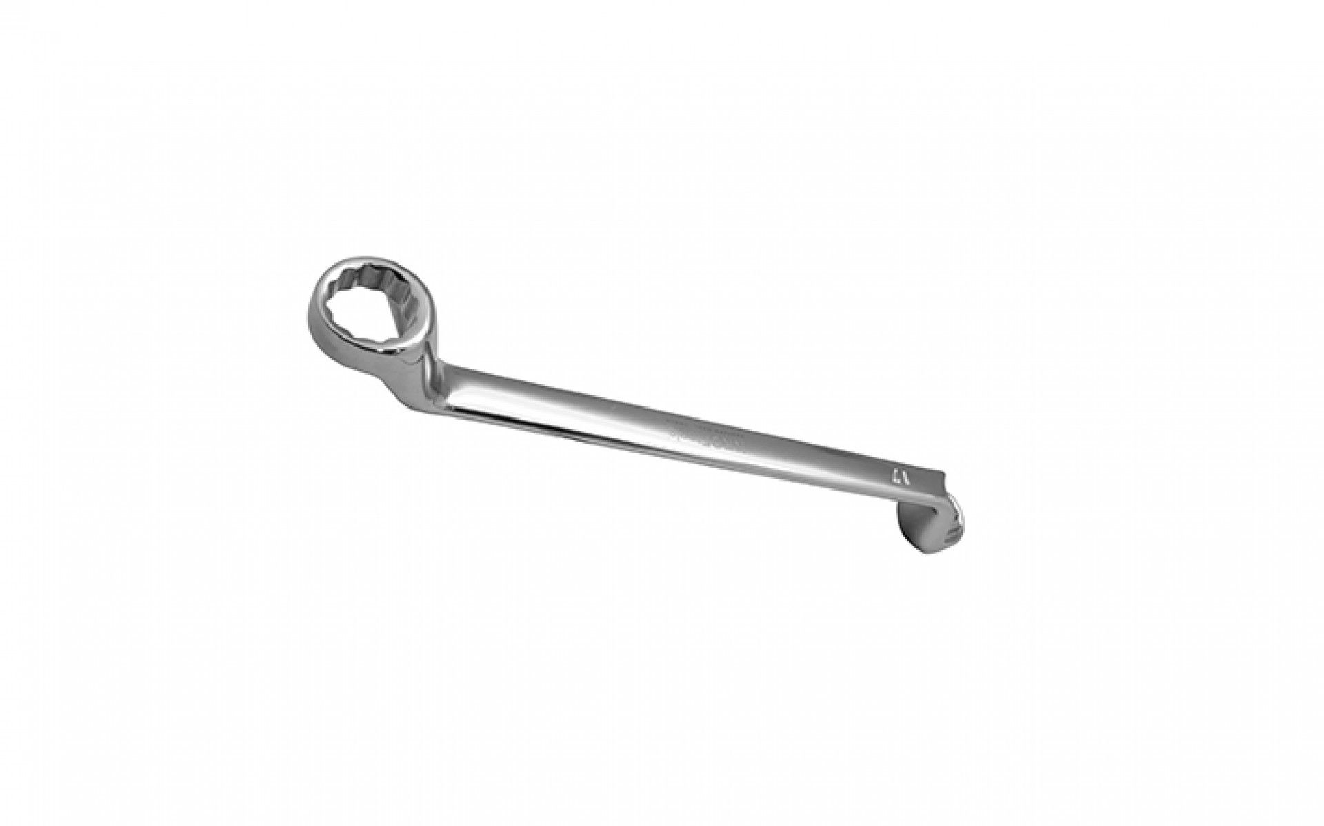 Obojstranný očkový kľúč ohnutý 16 x 17mm Kroftools