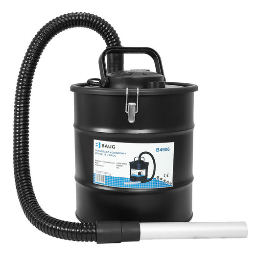 Vysávač na popol 2000W 18 l Baug
