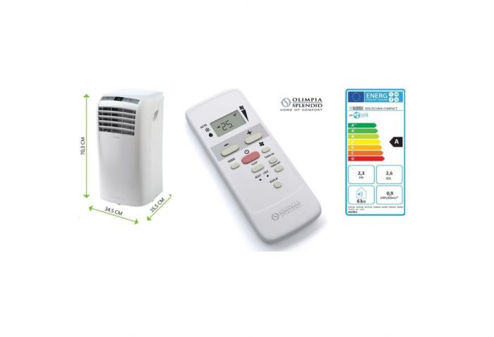 Mobilná klimatizácia 2340W, 30m2