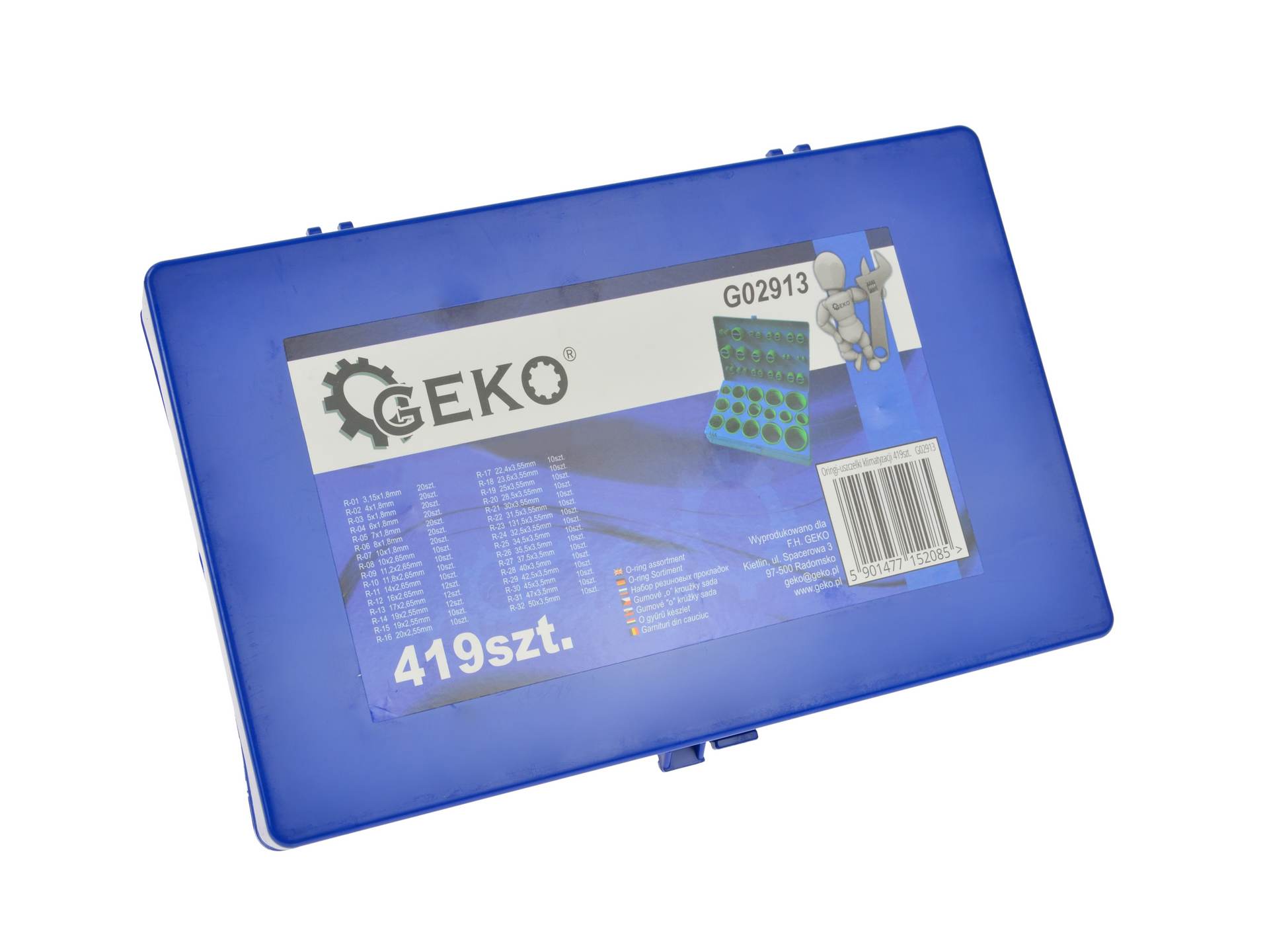 Sada gumených o-krúžkov pre klimatizáciu 419ks