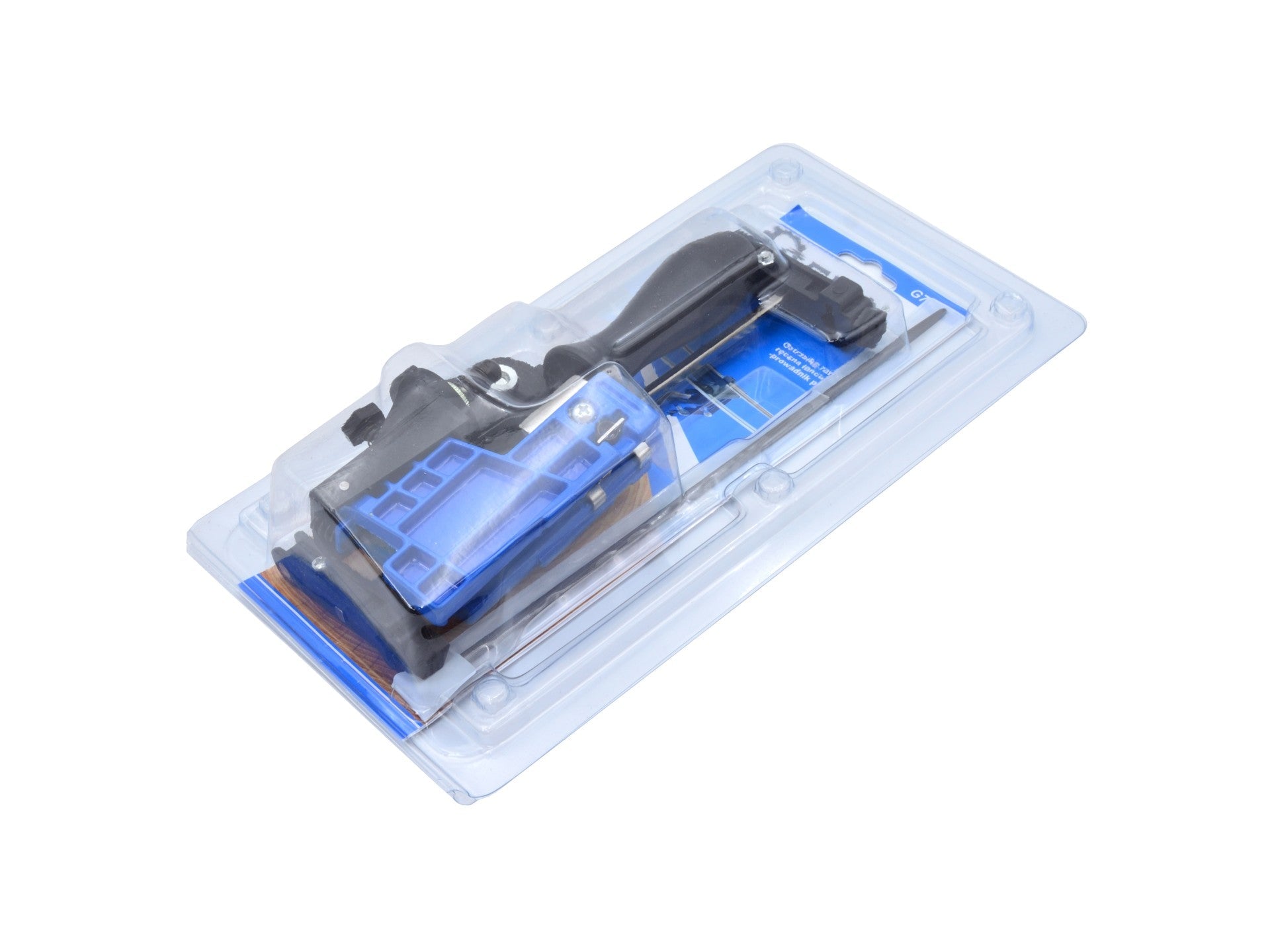 Zariadenie na brúsenie reťazí motorovej píly s uchytením na lištu