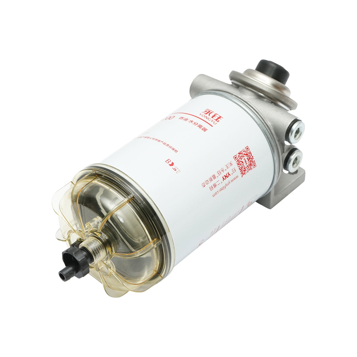 Palivový filter s odlučovačom vody pre Isuzu, Iveco, Volvo, Liebherr, King Long kód OEM 10044302, 10326 961