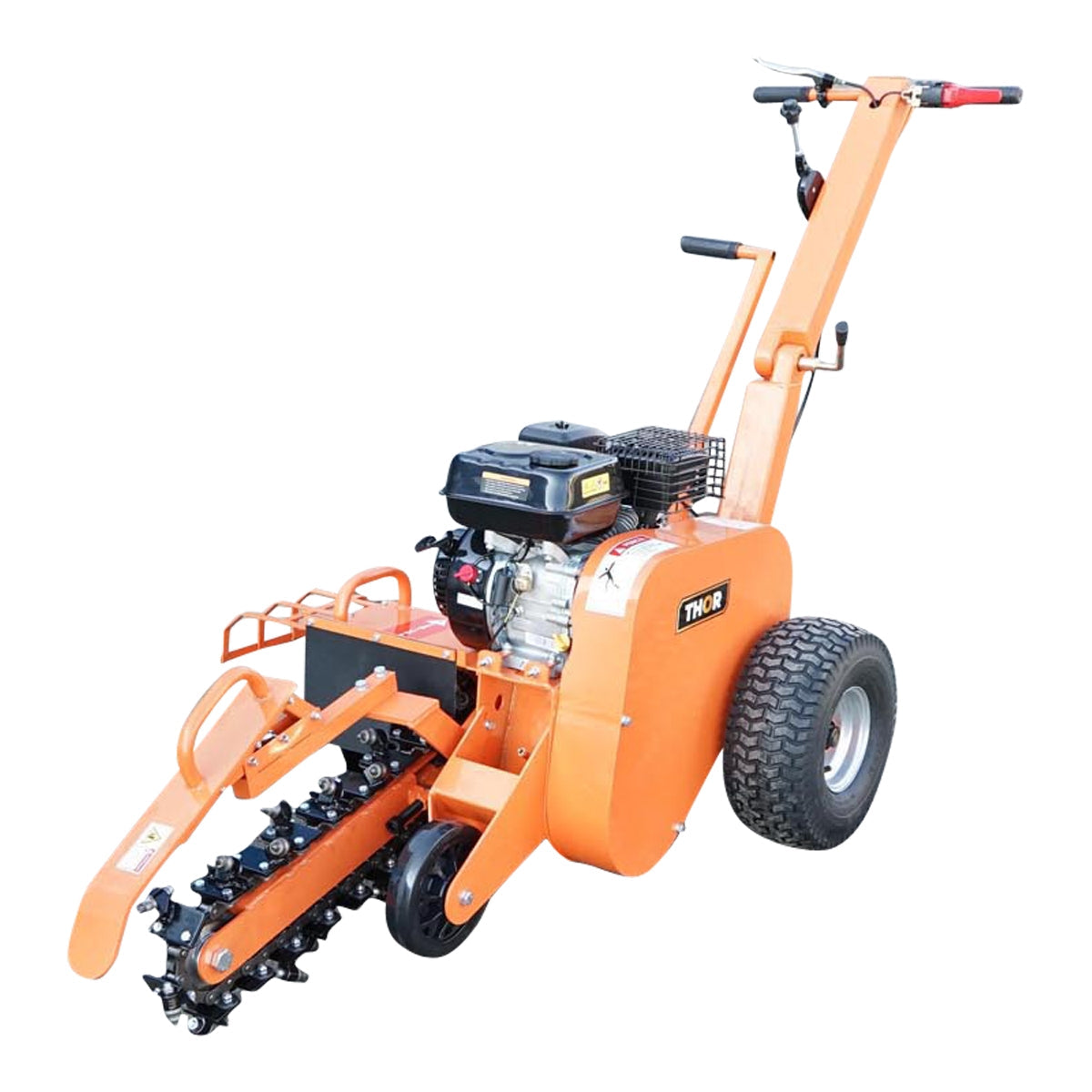 Pôdna ryhovacia fréza 7HP, pracovná šírka 100mm, hĺbka 450mm Thor